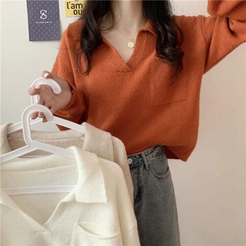 Woman Sweaters Womens Sweater Fall Winter Outer Wear Sweater Vintage Mori Style Loose Long Sleeve Top Coat