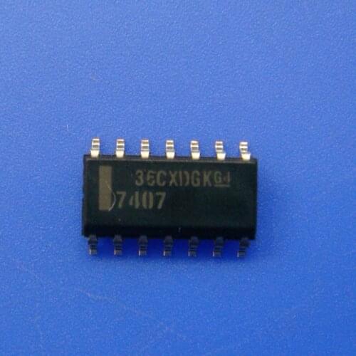 10PCS/LOT SN7407DR SN7407 SOP-14 SOP14 7407 SMD New original In Stock