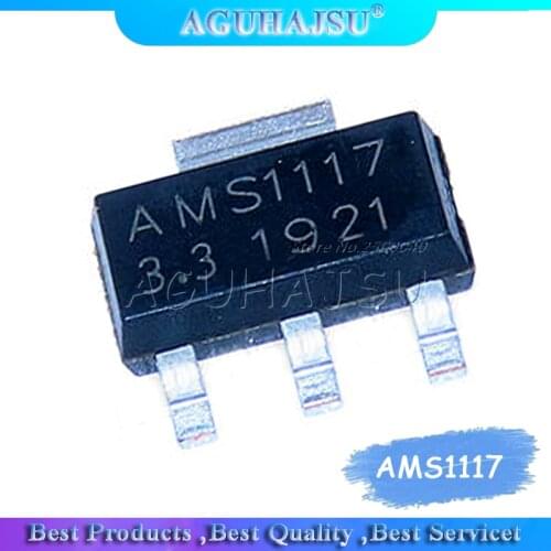 50PCS AMS1117 series AMS1117-1.2 AMS1117-1.5 AMS1117-1.8 AMS1117-2.5 AMS1117-3.3 AMS1117-5.0 AMS1117-AJD SOT223
