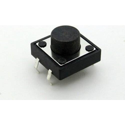 50pcs Mini series 12*12*7MM miniature type vertical push momentary smd tact switch button