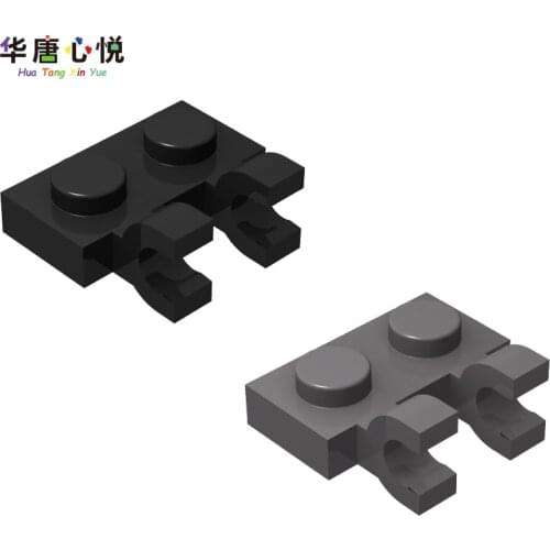 20PCS/Set 60470 MOC 1x2 Plate with 2 Holders Vertical Accessories Parts Building Blocks Toys for Children Kids Gifts