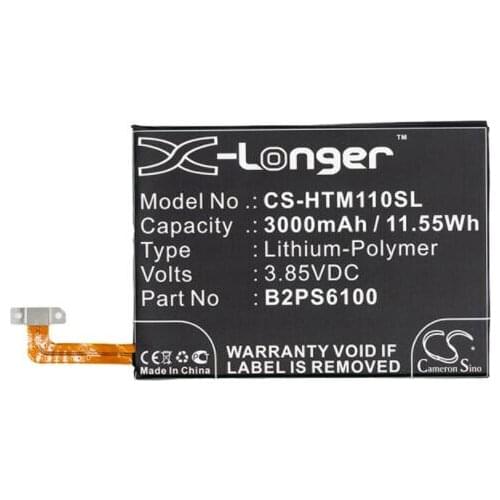 Cameron Sino 3000mAh battery for HTC 10 4G LTE Lifestyle HTC6545LVW One M10 M10h M10U 35H00256-00 B2PS6100