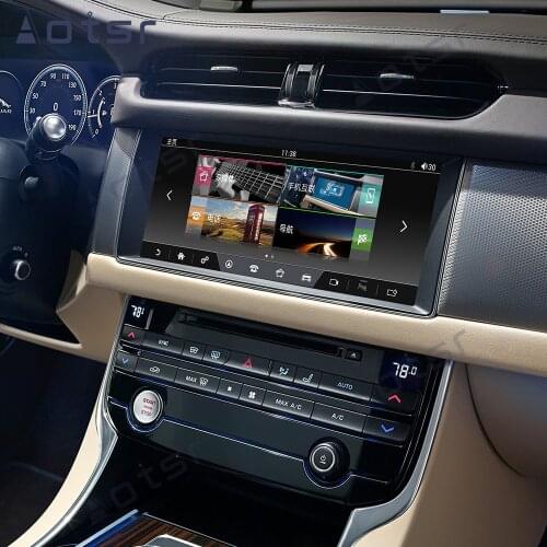 Aotsr px6 4+64GB Android 9.0 Car DVD GPS Navigation for Jaguar XF X260 2015+ Auto stereo head unit Tape recorder radio multimedi