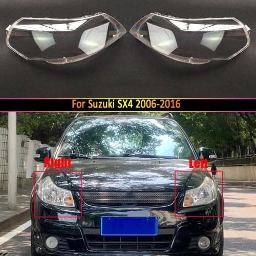 Car Headlamp Lens For Suzuki SX4 2006~2016 Car Replacement Auto Shell Cover