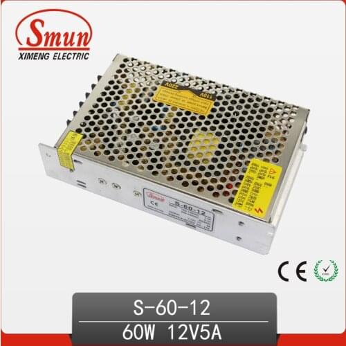 12V 5A 60W Switching Power Supply for CCTV camera for Security System 110-240V