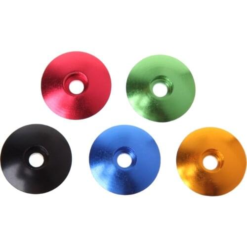 New Bicycle Headset Cap 28.6mm Dustproof Top MTB Bike Stem Cover Aluminum Alloy