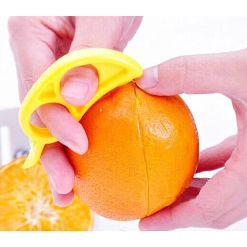 Creative Small Mouse Open Orange Peel Orange Device