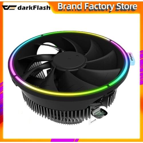 DarkFlash darkvoid CPU Cooler RGB CPU Cooling Heatsink 12V Silent LED Fan Radiator LGA Intel 775/1151/1155/AM2/AM3+/AM4 AMD