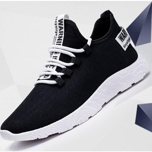 Flying woven breathable casual shoes mens sports shoes student lace-up fashion shoes mens shoes 2021 summer mens shoes