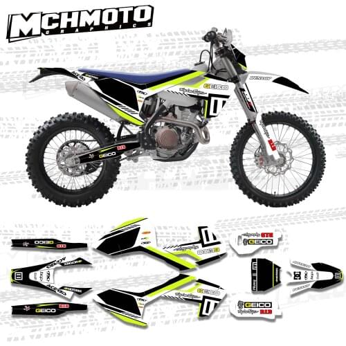 MCHMFG Motorcycle Team Graphic Decal & Sticker Kit DECO For Husqvarna TE FE TX 2017 - 2019 TC FC TX 2016 2018 125 150 200 250 35