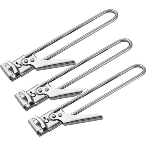 Bottle Opener, Kitchenware Stainless Steel Adjustable Multifunctional Side Cut Opener Manual Jar Bottle Opener