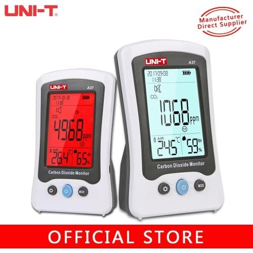 UNI-T A37 Portable Carbon Dioxide Monitor Air Quality Detector Analyzer Carbon Dioxide Monitor