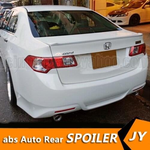 For HONDA Accord Spoiler 2008-2013 Accord ATX spoiler High Quality ABS Material Car Rear Wing Primer Color Rear Spoiler