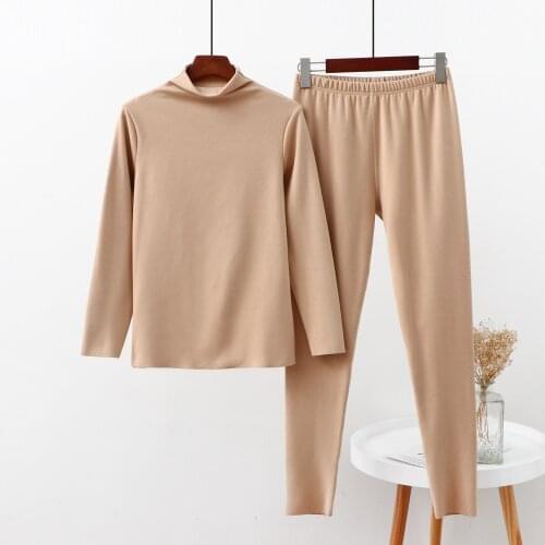 Warm Long Johns Thermal Underwear For Women/Men Sexy Seamless Winter Thermal Underwear Set Thermos Lingerie Intimates Women/Men