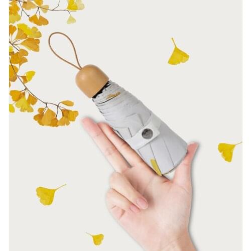 Rain Sun Women Umbrella Pocket Mini Sun UV Protection Parasol Ultra Light Small Portable Travel Capsule Umbrella Windproof A6A