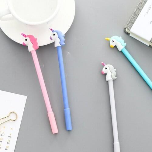 1PCS Lovely New Cartoon Gel Pen Student Stationery Novelty Gift Office Supplies School Material