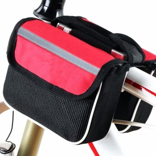 3 In 1 Bicycle Panniers Sport Pouch Cycling Bicycle Bag Container Mountain Frame Bike Phone Tube