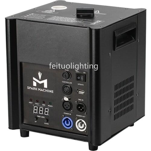 6pcs/Lot Safety 500w Cold Sparkler Fireworks DMX 512 Wireless Remote Sparke Machine 1- 5m Adjust Spark Height Cold Fireworks