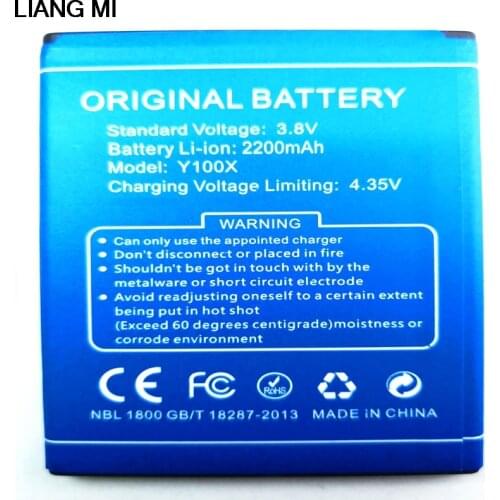 For Doogee Y100X Battery 2200mAh Bateria Accumulator For DOOGEE NOVA Y100X with phone stander