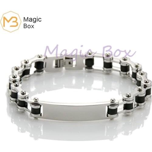 316L Stainless Steel Bike Bracelet Men Biker Bicycle Motorcycle Chain Bracelets Bangles Jewelry