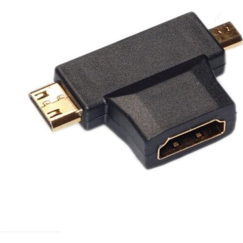 Cable adapter T Shape converter for HDMI-compatible-compatible 1080P HDMI-compatible cables