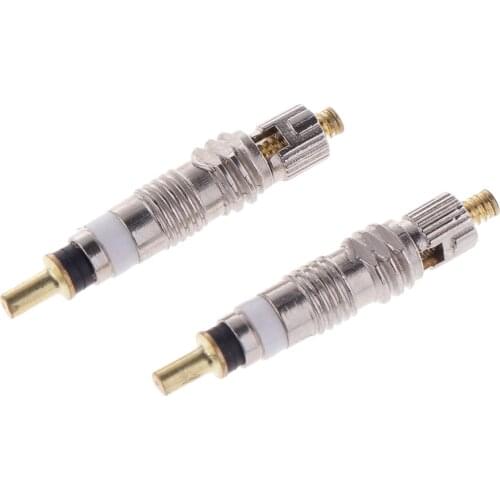 Silver Presta French Valve Core 2pcs Removable Tire Repair Kits Cycling Parts Tubeless for Road and Mountain Bike