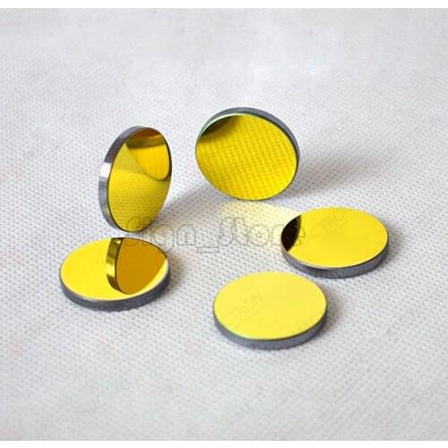 Dia 20mm HQ Silicon SI Reflection Reflective CO2 Laser Mirrors 10600nm CO2 Laser Engraving and Cutting Machine