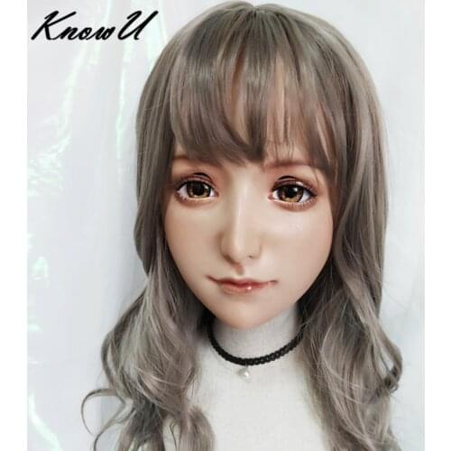 KnowU Kigurumimask Permanent Makeup Anime Headwear Crossdresser Cosplay Crossdress BJD Doll