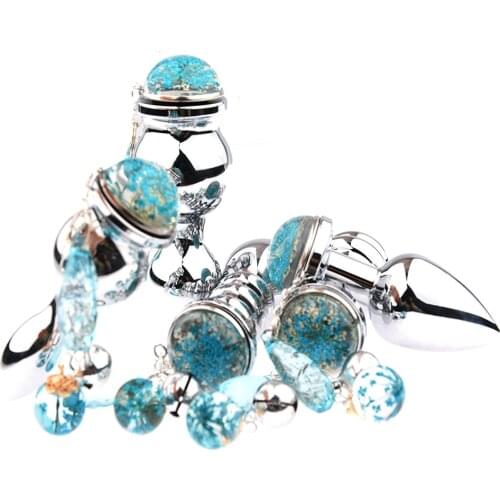 Metal Pendant Anal Butt Plug Crystal Butt Plug Anal Plug