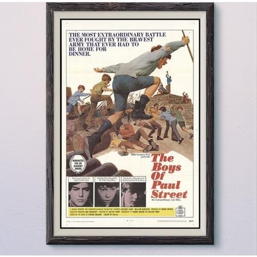 N375 THE BOYS IF PAUL STREET Vintage Classic Movie Wall Silk Cloth HD Poster Art Home Decoration Gift