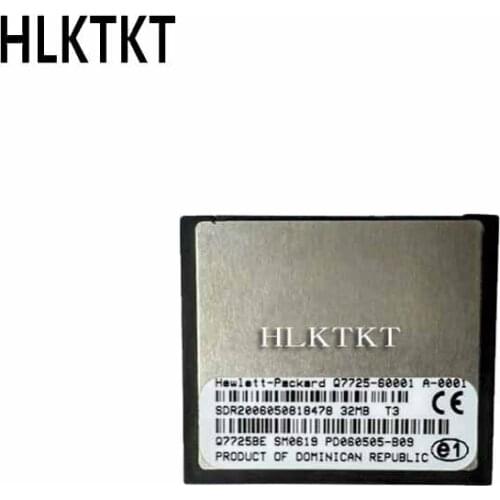Original For HP5550 5550 5550n 5550dn 32MB CF Flash Firmware DIMM Flash Memory Q7725-60002 Q7725-60001 Q7725A Printer parts