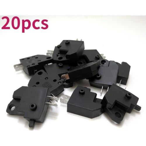 20pcs for Gn125 First Suzuki Wholesale Parts GN250 Brake Switch Cb400 Motorcycle Electric Brake Pump Left and Right Switch Gs125