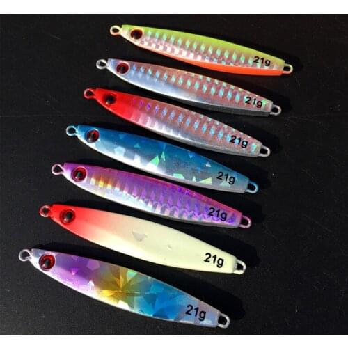 Lot 1 Pieces Jigbait Lures Shore Long Range Casting Jigs Fishing Lure 5.5cm14g