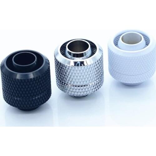 Computer water-cooled hose quick-twist black silver white HRGKN-B38H quick-connect G1/4 three-point (3/8") thick tube