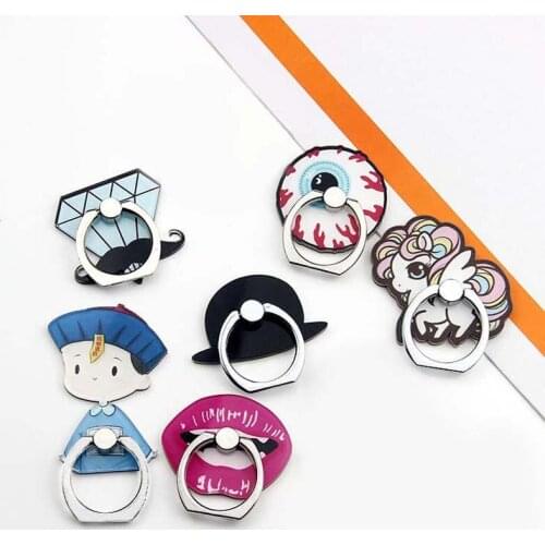 Universal Phone Holder Ring Mobile Phone Stand Finger Phone Ring Holder Lips Suporte Celular For IPhone Samsung