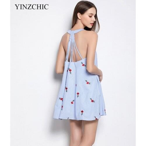 YINZCHIC Open Summer Dresses