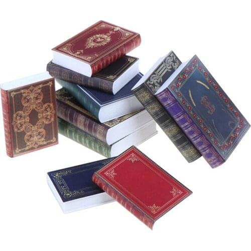 1PCS Wholesale 1/12 Miniature Scene Model Dollhouse Mini Book Paper Notebook Children Toys Birthday Gifts Accessories