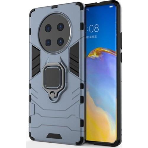 10Pcs Slim Armor Cell Phone Case With Invisible Ring Stand for Huawei Mate 40 Pro Plus Y9A P Smart Y7A Nova 8 SE Honor 10X lite