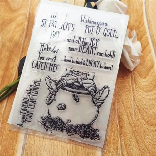 11*16CM Hot selling monsters seal transparent clear stamp silicone seal roller stamp DIY scrapbook album / card production