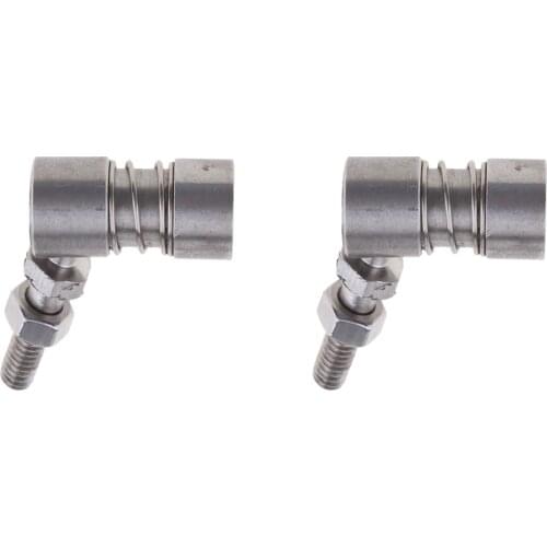 2Pcs Stainless Steel Grade 304 Control Cable Throttle Ball Joint Boat Parts