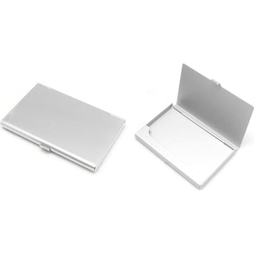 70PCS / LOT Business Card Case Metal Card Wallet Unisex Credit Card Holder ID Holde Card Bag