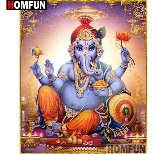 HOMFUN Full Square/Round Drill 5D DIY Diamond Painting "Religious image" Embroidery Cross Stitch 5D Home Decor A08712