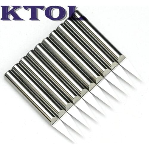 Free Shipping! Sharp 20 Angle 4*0.1mm V Shape Carbide Carving Router Bits, NEW 10pcs CNC Engraving Tools Bits for Steel Metal