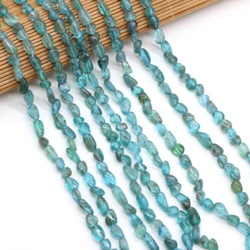 Natural Stone Beads Irregular Shaped Apatite Stones Loose Spacer Beaded For Jewelry Making DIY Bracelet Necklace Accessories