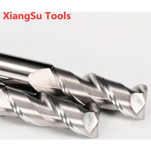 D14-D20mm 2Flutes CNC Milling Cutter Hrc55 Endmill Carbide Cnc Maching Milling Machine Tools for Aluminum use