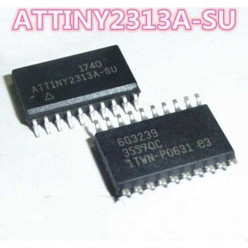 Good Quality ATTINY2313A-SU ATTINY2313A 2313A-SU Microcontroller 8-bit 2K flash memory SOP-20 Free shipping