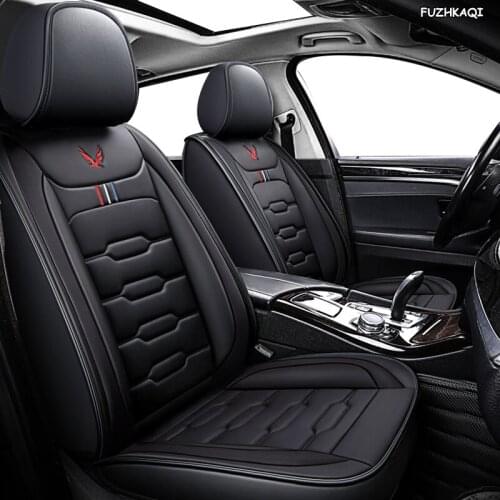 FUZHKAQI leather car seat covers For renault captur duster logan fluence 2013 kadjar megane laguna auto accessories car seats