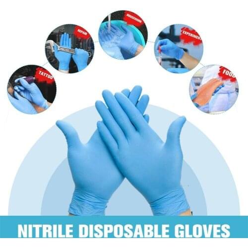 100pcs set Disposable Gloves PVC For Home Cleaning Dishwashing/Food/Rubber/Garden Gloves Universal Glove For Left Right Hand