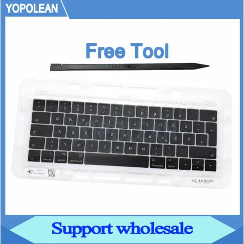 QWERTZ Germany German Keyboard Key Cap Keycaps For Macbook Pro Retina 13" 15" A1706 A1707 2016 2017