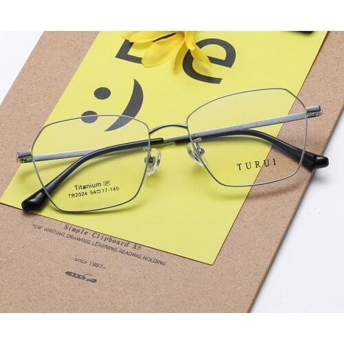 Comfortable Irregular Full Frame β Titanium Spectacle Frame Men Women Myopia Ultra light Fashionable High Quality Eyeglasses